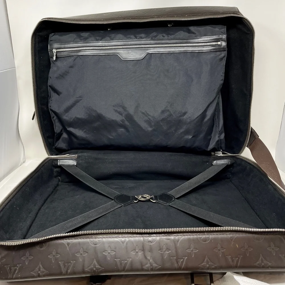 Louis Vuitton Ricky Monogram Glacé Deep Brown Carry-On - Picture 6 of 11